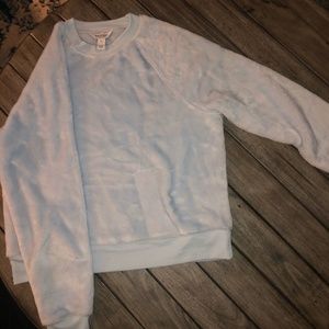 fuzzy sweater